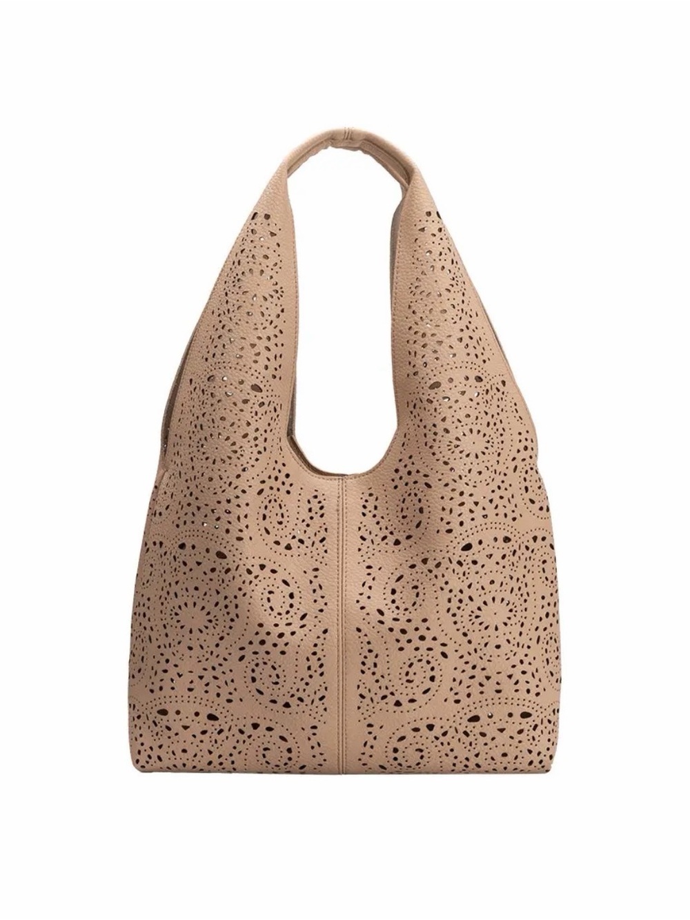 Melie Bianco Farrow Tan Recycled Vegan Tote Bag